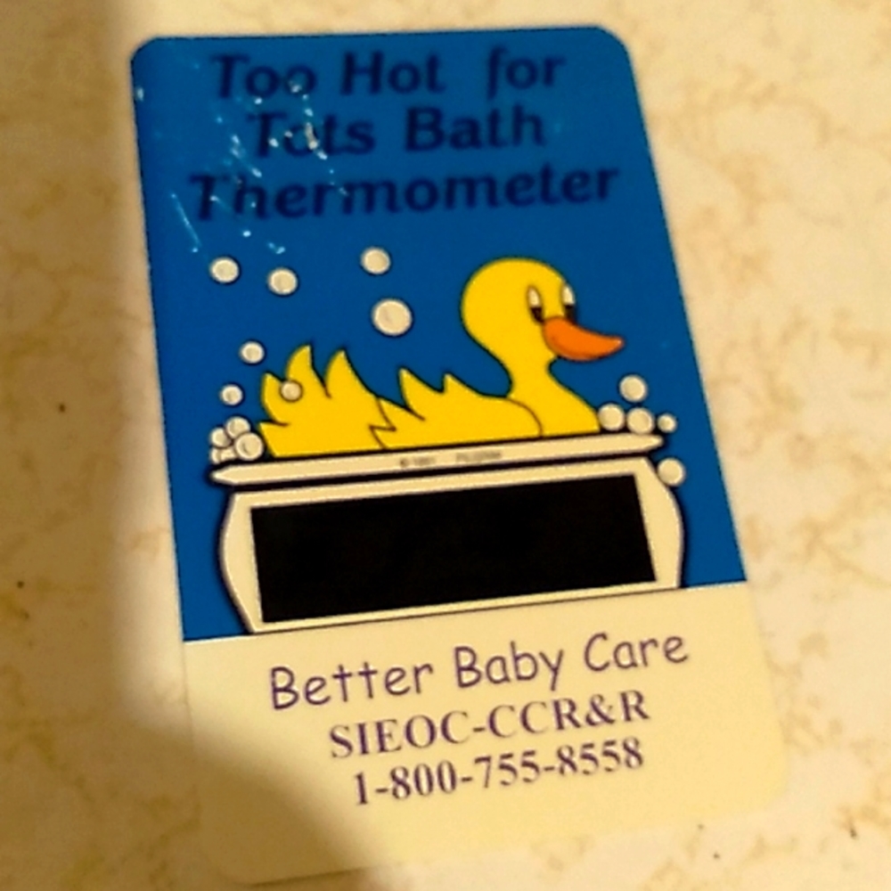 Baby bath water thermometer